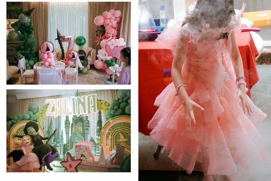 Ulang Tahun Zalina: Meriah dengan Tema Wicked dan Dekorasi Fairy Tale