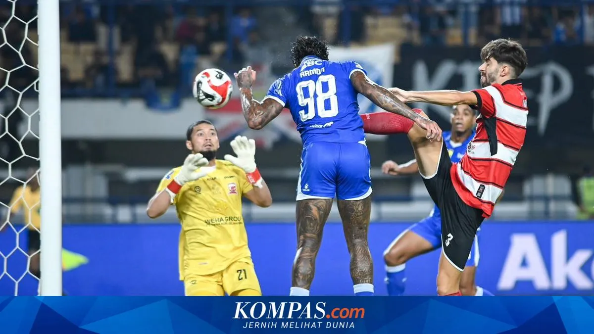 Ramon Tanque Bawa Persib Menang 3-0 atas Madura United