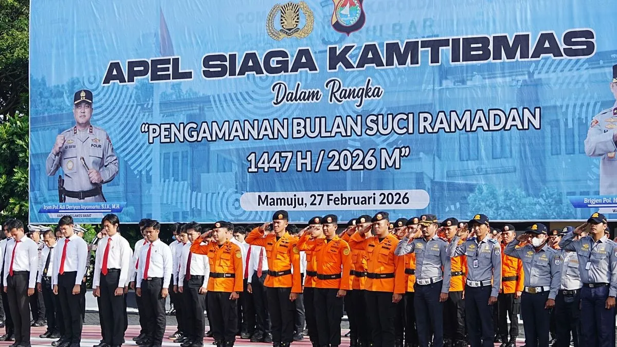 Polda Sulbar Siapkan Patroli Ketat Selama Ramadan 1447 H