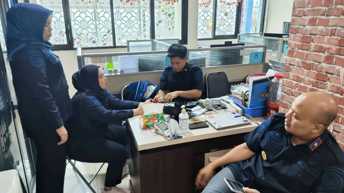 Kantor Imigrasi Sulteng Gelar Pemeriksaan Kesehatan untuk Pegawai