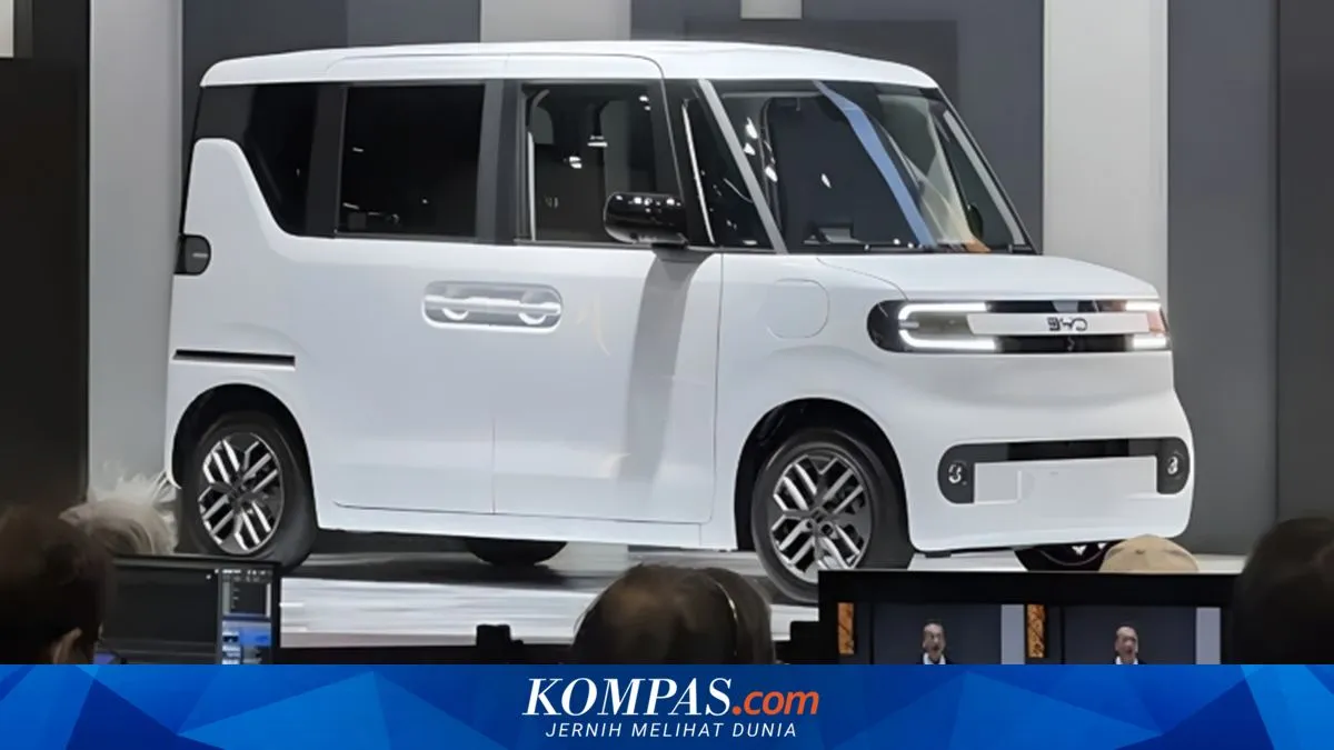 Interior Mobil Listrik Kei Car BYD Racco Siap Memukau Pasar Jepang