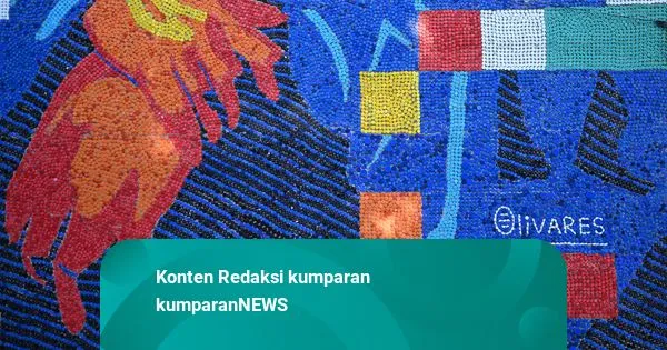 Mural Tutup Botol Tertinggi Dunia Hadir di El Salvador