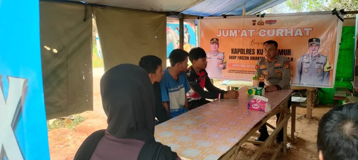 Kapolsek Rantau Pulung Serap Aspirasi Warga Melalui Jumat Curhat