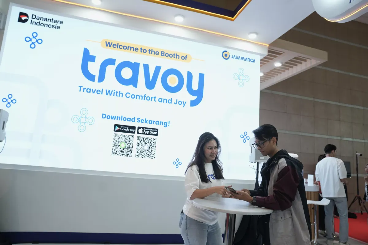 Jasa Marga Perkenalkan Aplikasi Travoy di IIMS 2026