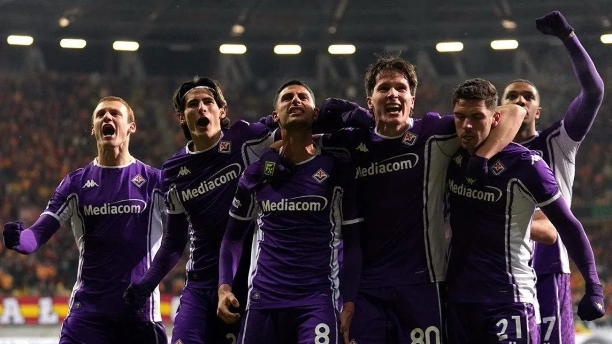Fiorentina Menang Telak 3-0 atas Jagiellonia di Play-off UEFA Conference League