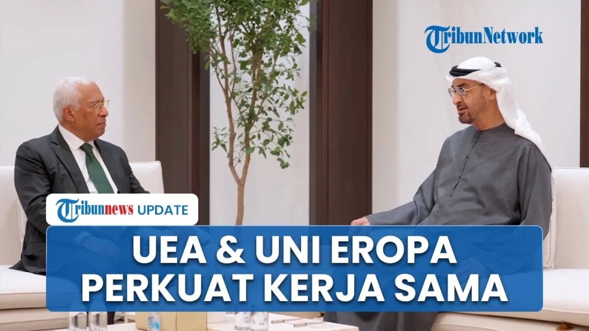 Pertemuan Presiden UEA dan Dewan Eropa Bahas Keamanan dan Kerja Sama