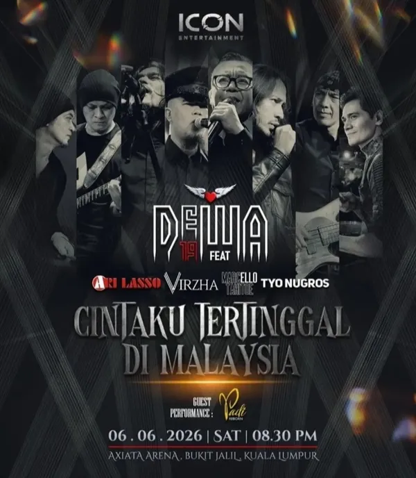 Dewa 19 Gelar Konser Nostalgia di Malaysia, Tampilkan Formasi Spesial