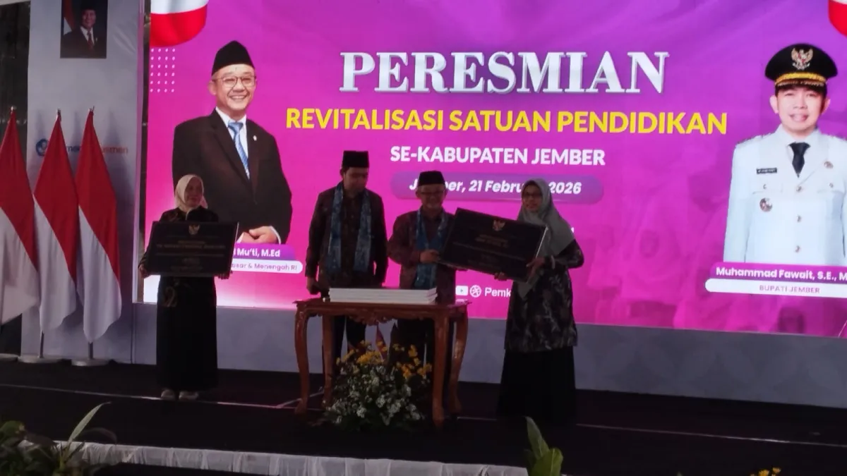 Revitalisasi 124 Sekolah di Jember Dukung Penanggulangan Kemiskinan