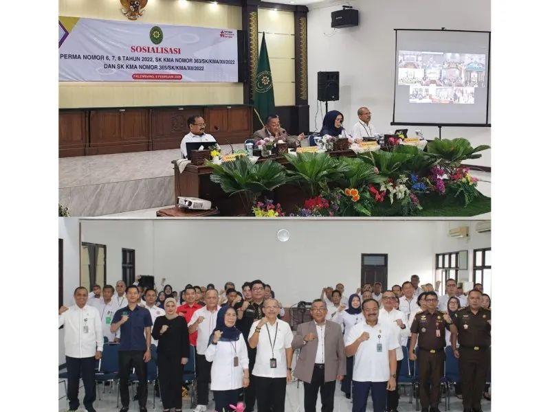 Sosialisasi Peraturan MA di PT Palembang Dukung Implementasi E-Court