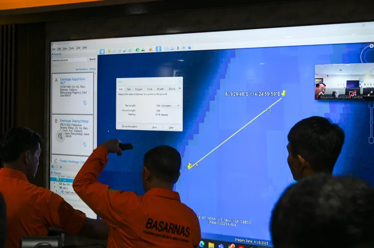 Pencarian KMP Tunu di Selat Bali Memasuki Hari Ketiga dengan Sinyal di Kedalaman 60 Meter