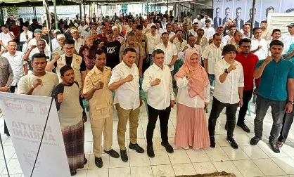 DPC PDIP Langsa Resmi Dukung Pasangan Fazlun Hasan dan Meutia Apriani