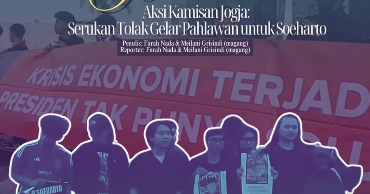 Aksi Kamisan di Yogyakarta: Penolakan Terhadap Gelar Pahlawan untuk Soeharto