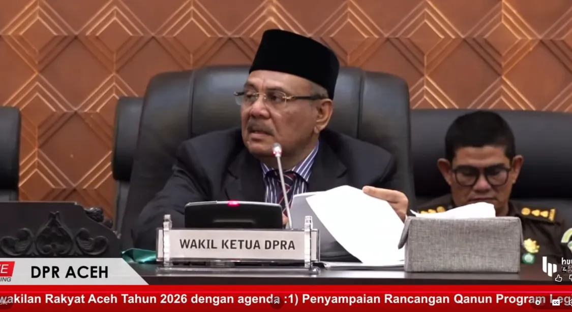 DPRA Gelar Rapat Paripurna Bahas Reposisi Banggar dan Prolega 2025