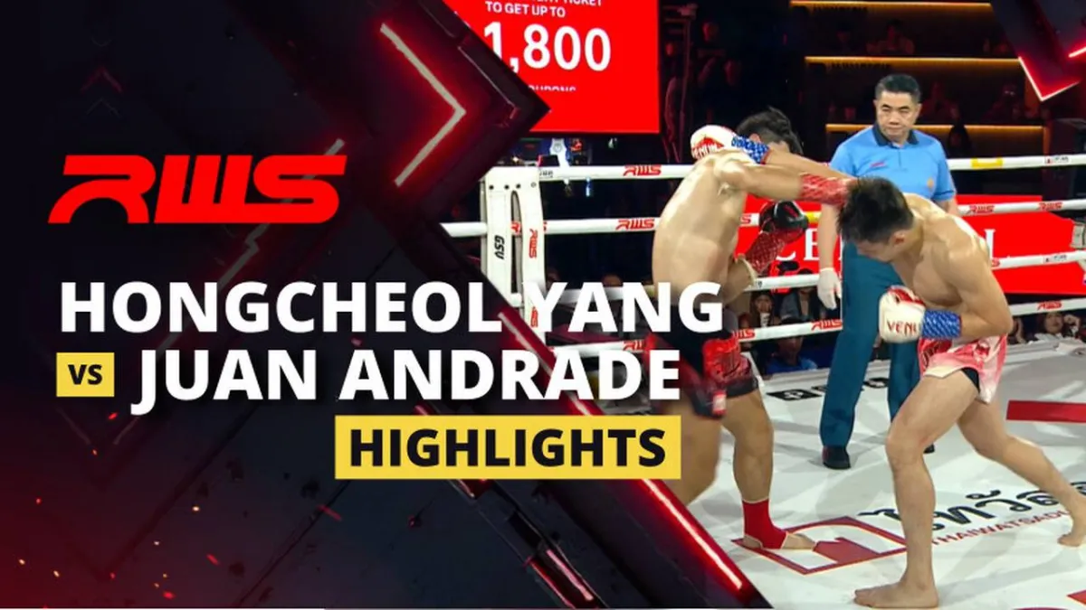 Highlight Pertandingan Hongcheol Yang vs Juan Andrade di RWS Muay Thai 2026