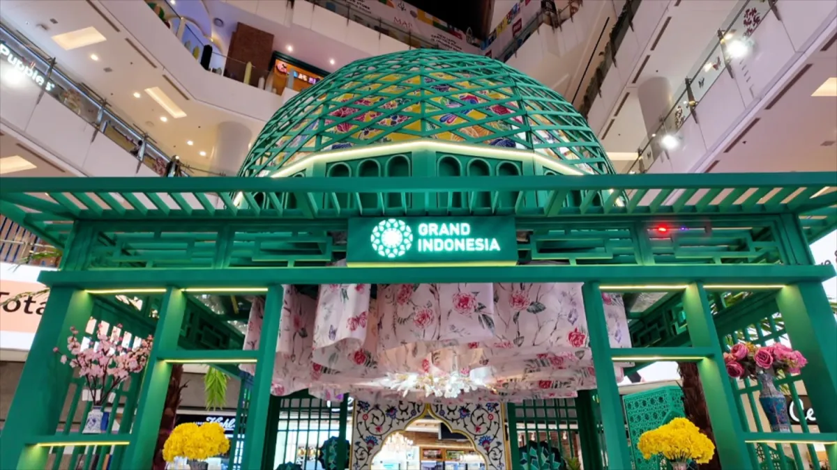 Dekorasi Tematik Imlek dan Ramadhan Sambut Idul Fitri di Grand Indonesia