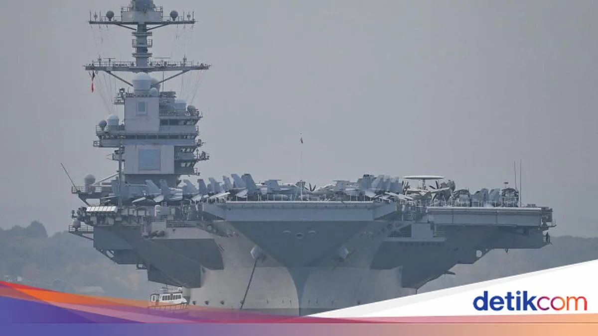 Kapal Induk USS Gerald R. Ford Masuki Mediterania di Tengah Ketegangan AS-Iran