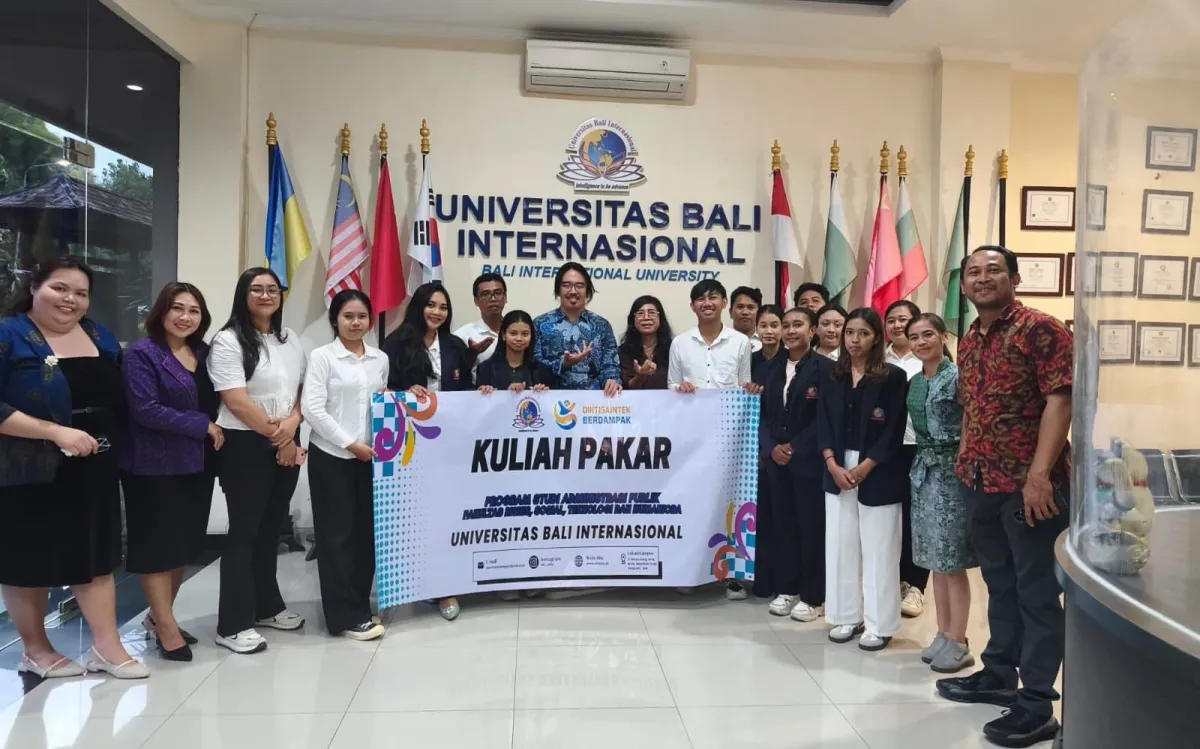 Kebijakan Publik Sektor Pariwisata di Bali: Kuliah Pakar di Universitas Bali Internasional