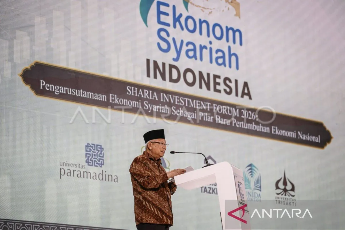 Ma'ruf Amin: Pangsa Pasar Ekonomi Syariah Nasional Ditargetkan Capai 75%