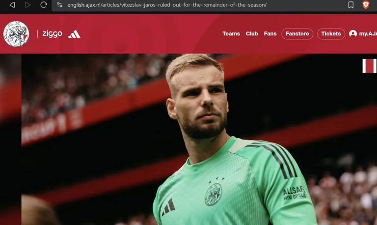 Kiper Ajax Amsterdam Berimbas Positif untuk Timnas Indonesia, Negatif untuk Liverpool