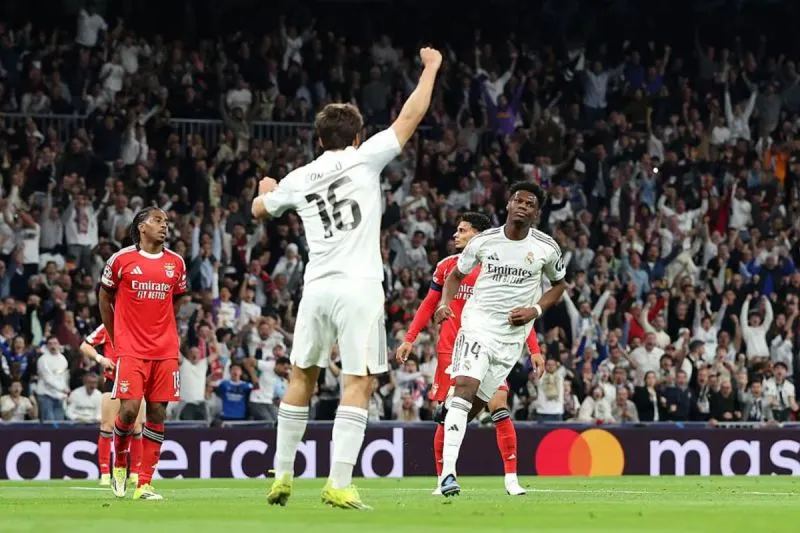 Real Madrid Melaju ke 16 Besar Liga Champions Setelah Kalahkan Benfica 2-1