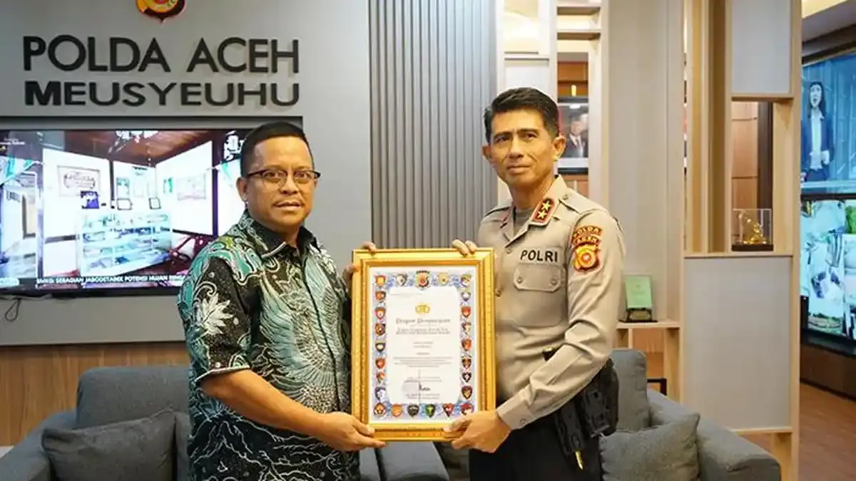 PTPN IV Terima Penghargaan Kapolda Aceh atas Kontribusi Pascabencana