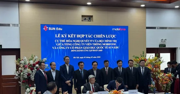 MobiFone dan Sun Edu Tandatangani Kerja Sama untuk Pengembangan SDM Teknologi Digital