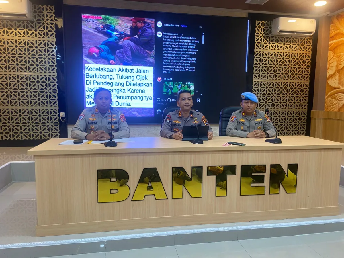 Kasus Lakalantas Ojek Pangkalan di Pandeglang Diselesaikan Secara Damai
