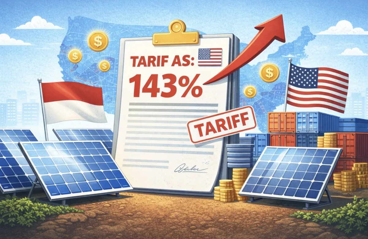 Pemerintah Indonesia Siap Bela Panel Surya Hadapi Tarif Tinggi AS