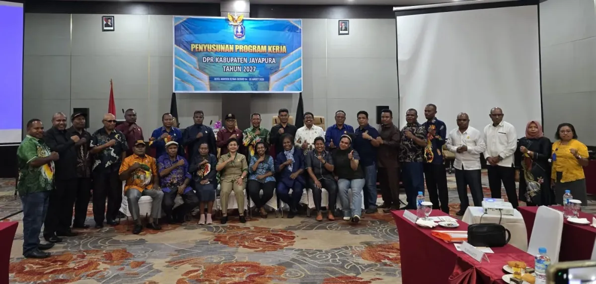 DPRK Jayapura Susun Program Kerja 2027 Berbasis Tiga Fungsi Utama