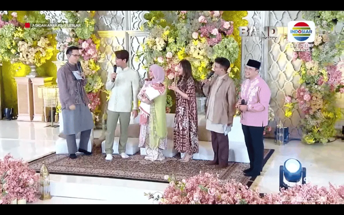 Dekorasi Akikah Lesti-Billar: Sentuhan Floral dan Nuansa Timur Tengah