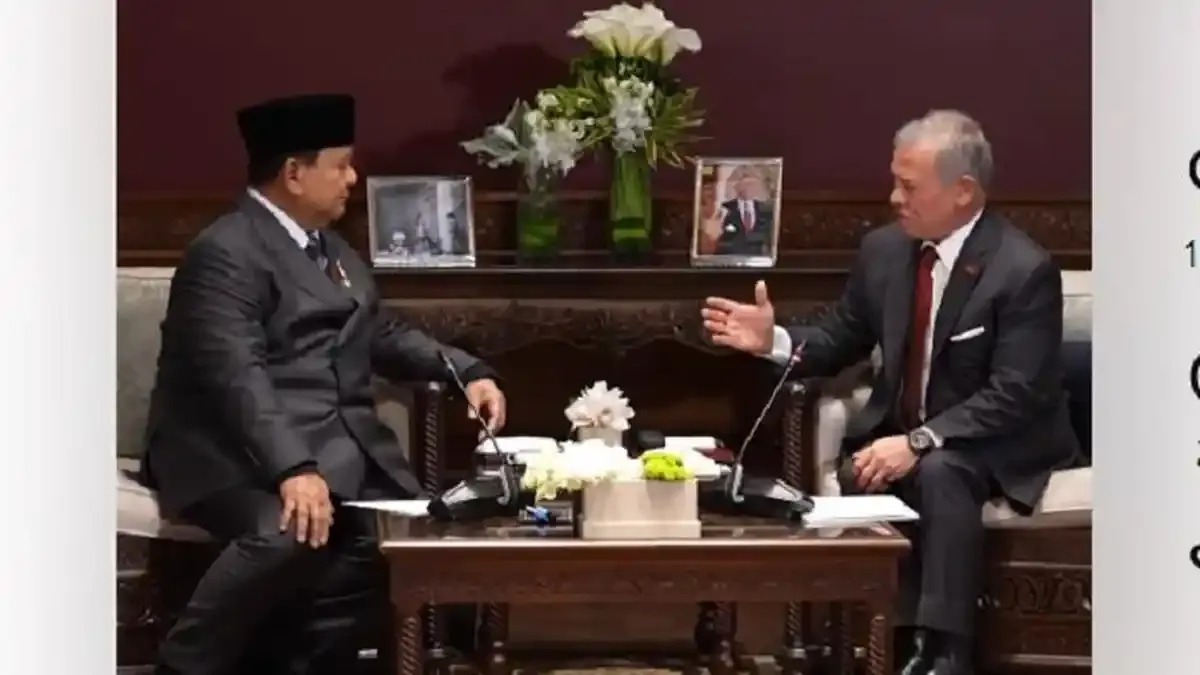 Raja Yordania Apresiasi Komitmen Prabowo Dukung Perdamaian Palestina