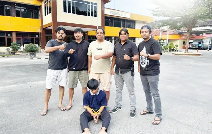 Pengangguran Ditangkap Usai Curi Motor Honda PCX di Padang