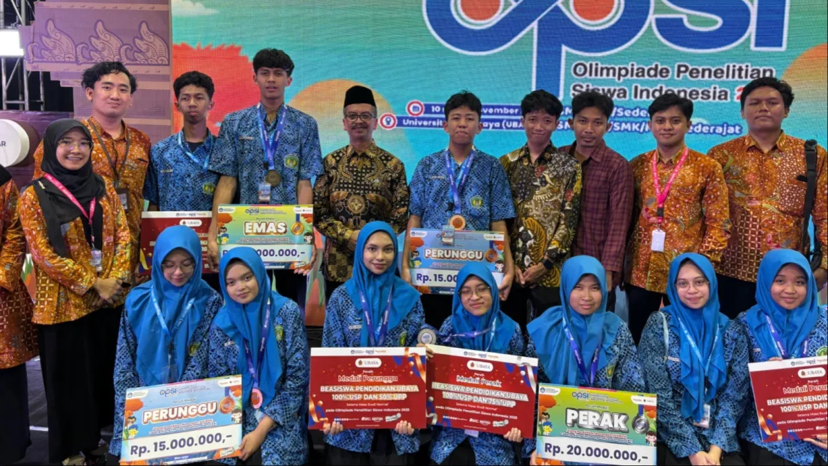 MAN 2 Kota Malang Sabet Empat Medali di Olimpiade Penelitian Siswa Indonesia 2025