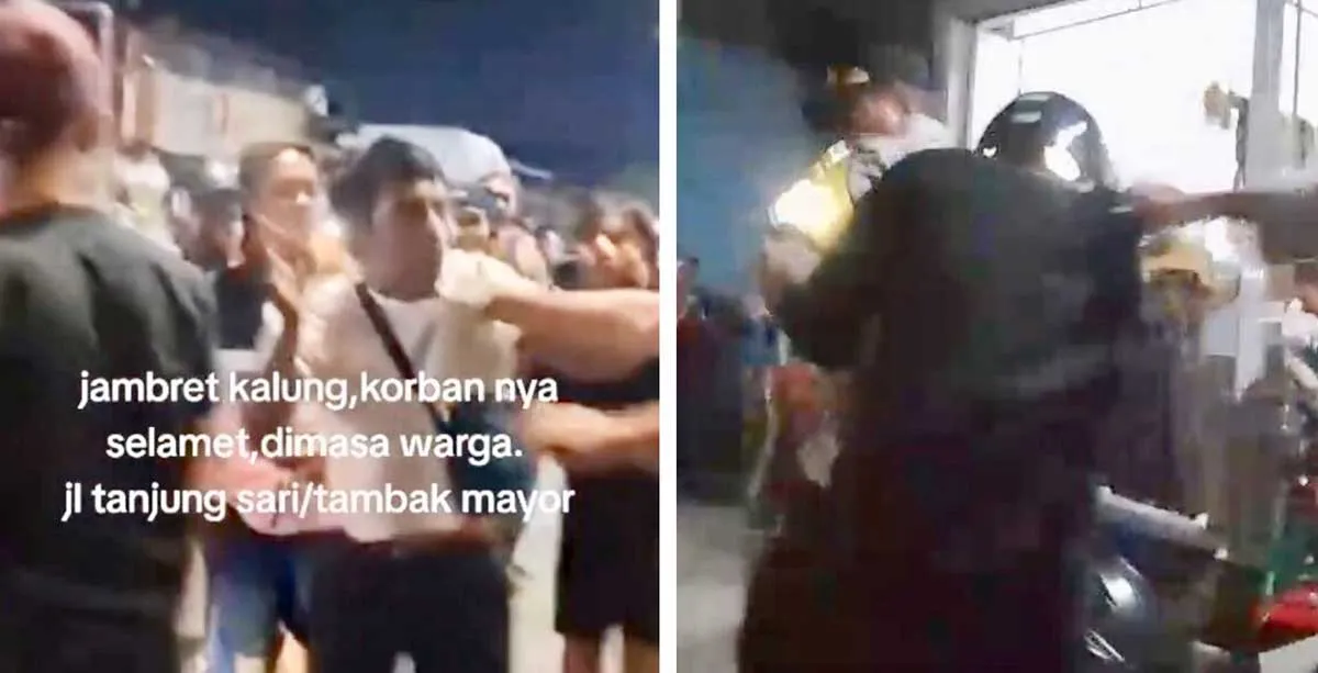 Warga Lumpuhkan Dua Jambret di Asemrowo