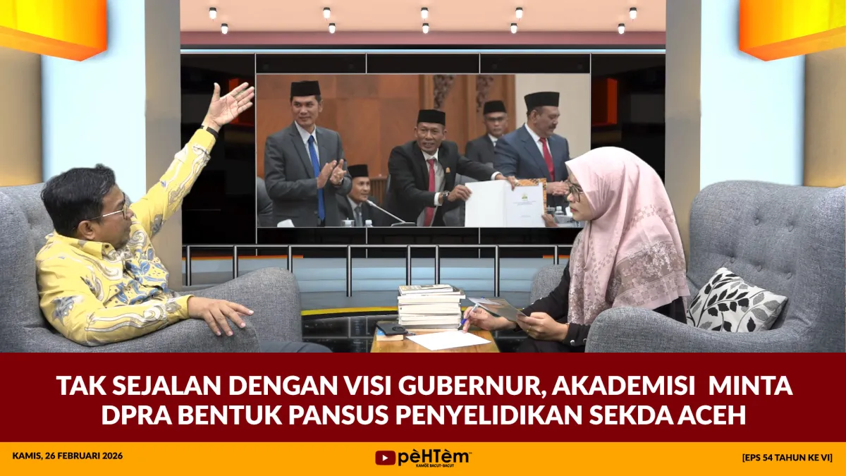 Akademisi Dorong DPRA Bentuk Pansus Terkait Sekda Aceh
