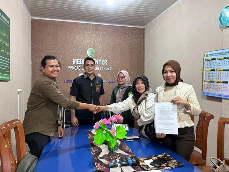 Sengketa Utang Jaminan Sawah di PN Langsa Berakhir dengan Mediasi Damai