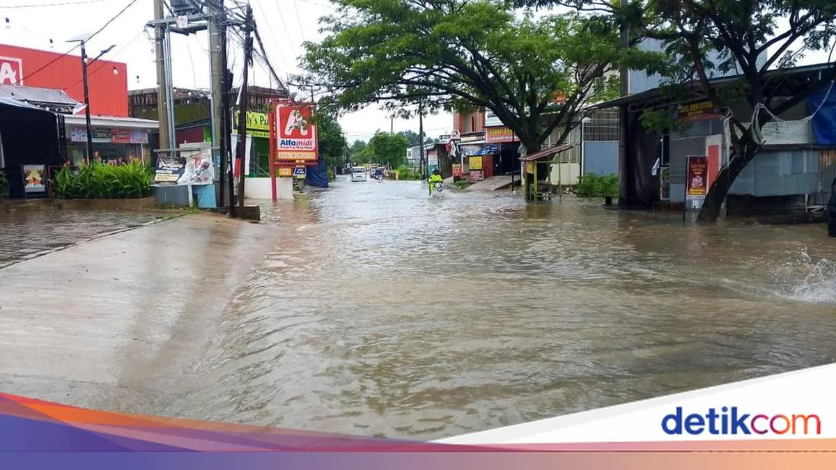 Jalan Poros Moncongloe-Makassar Terendam Banjir, Jalur Alternatif Lewat PNUP