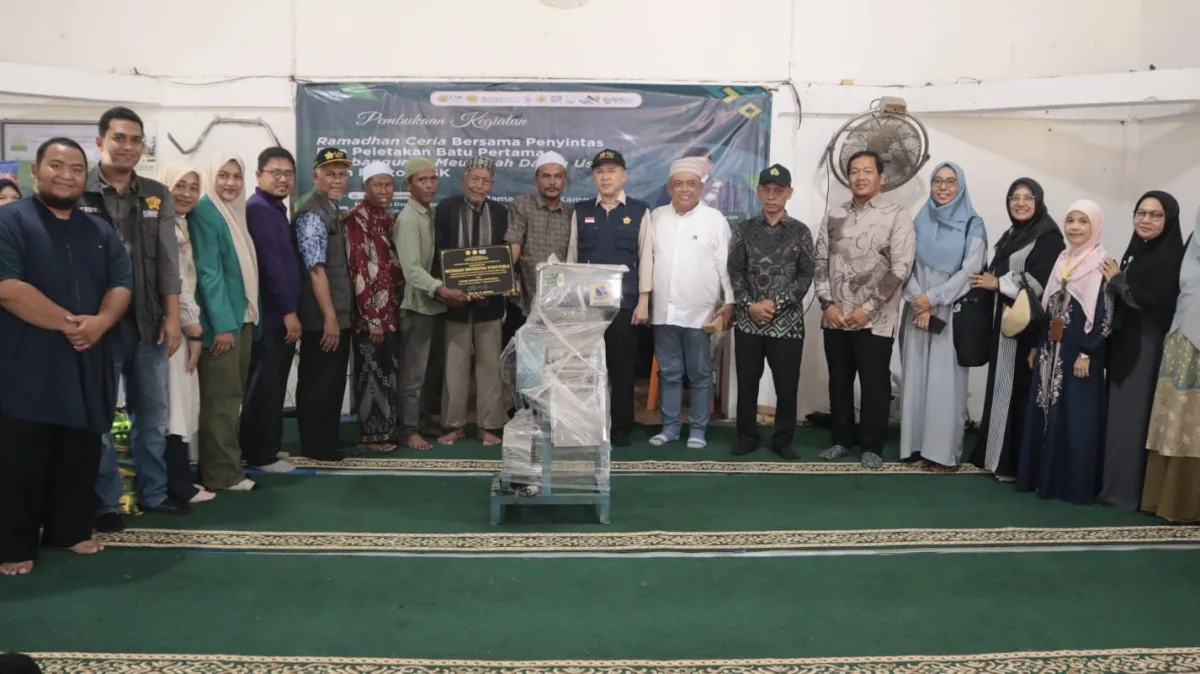 USK Resmikan Meunasah di Pidie Jaya, Awali Ramadhan Ceria untuk Penyintas Banjir