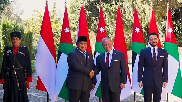 Prabowo dan Raja Yordania Komitmen Dukung Solusi Dua Negara untuk Perdamaian Palestina