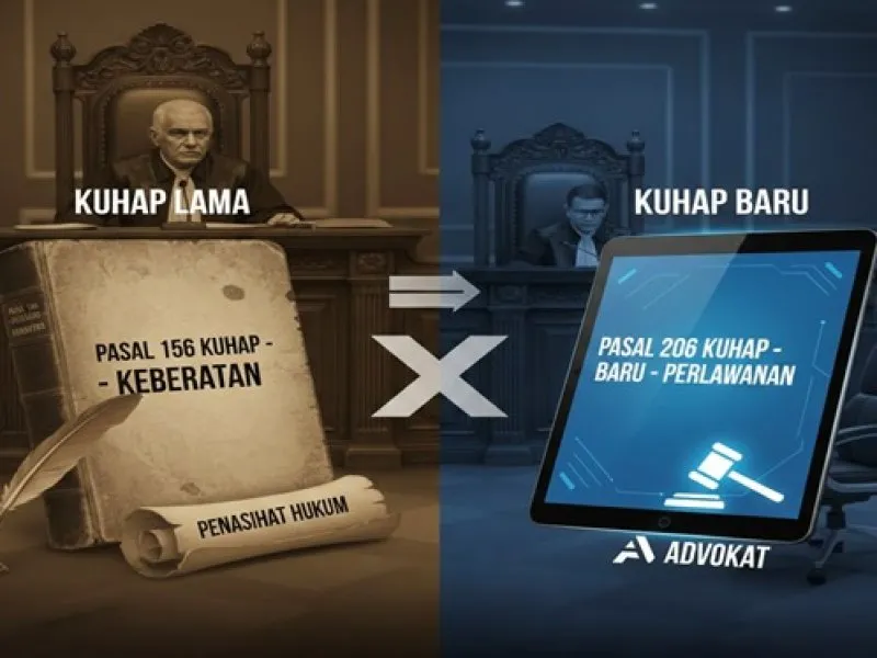 Perubahan Istilah dan Aturan Eksepsi dalam KUHAP Baru