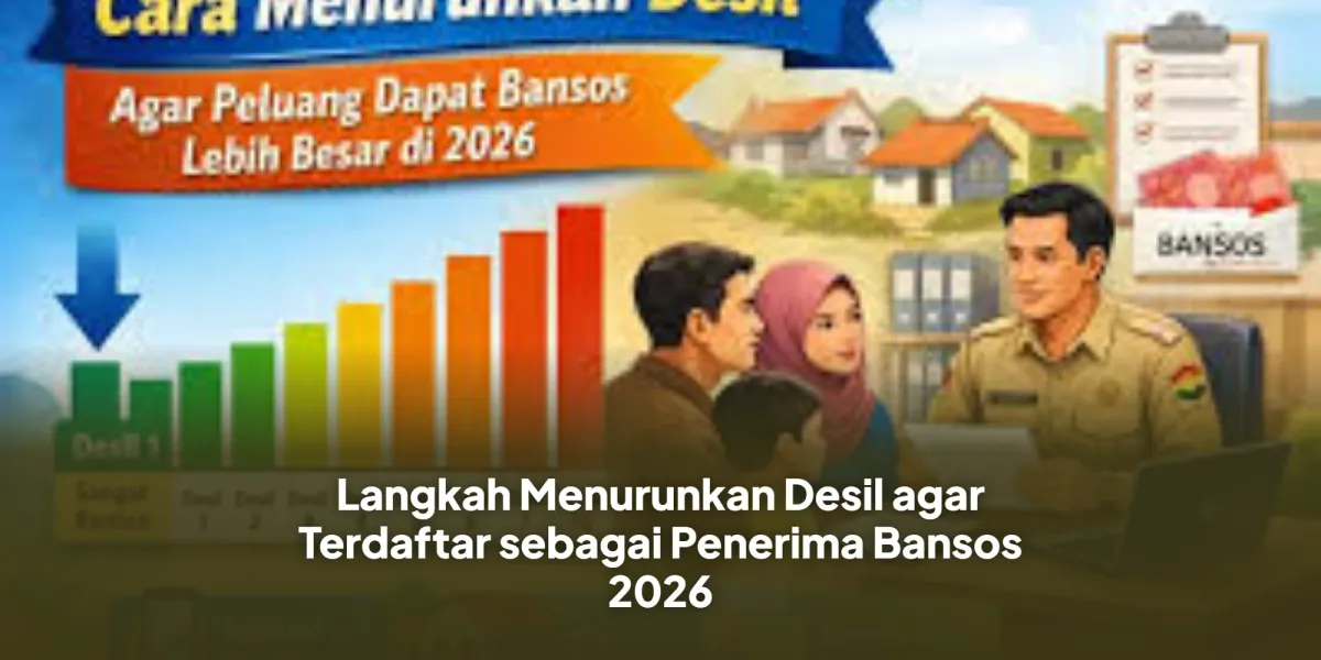 Cara Menurunkan Desil untuk Mendapatkan Bantuan Sosial 2026