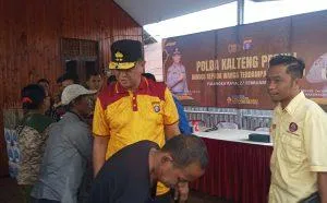 Polda Kalteng Salurkan Bantuan Sosial untuk Warga Terdampak Kebakaran