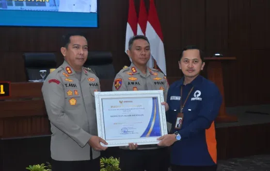 Polres Balangan Raih Predikat Sangat Baik dalam Pelayanan Publik