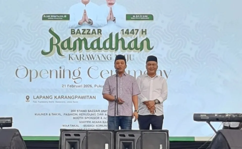 Bupati Karawang Apresiasi Media dalam Bazar Ramadhan untuk Dukung UMKM