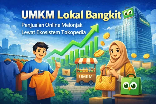 Lonjakan Penjualan UMKM Lokal Melalui Tokopedia