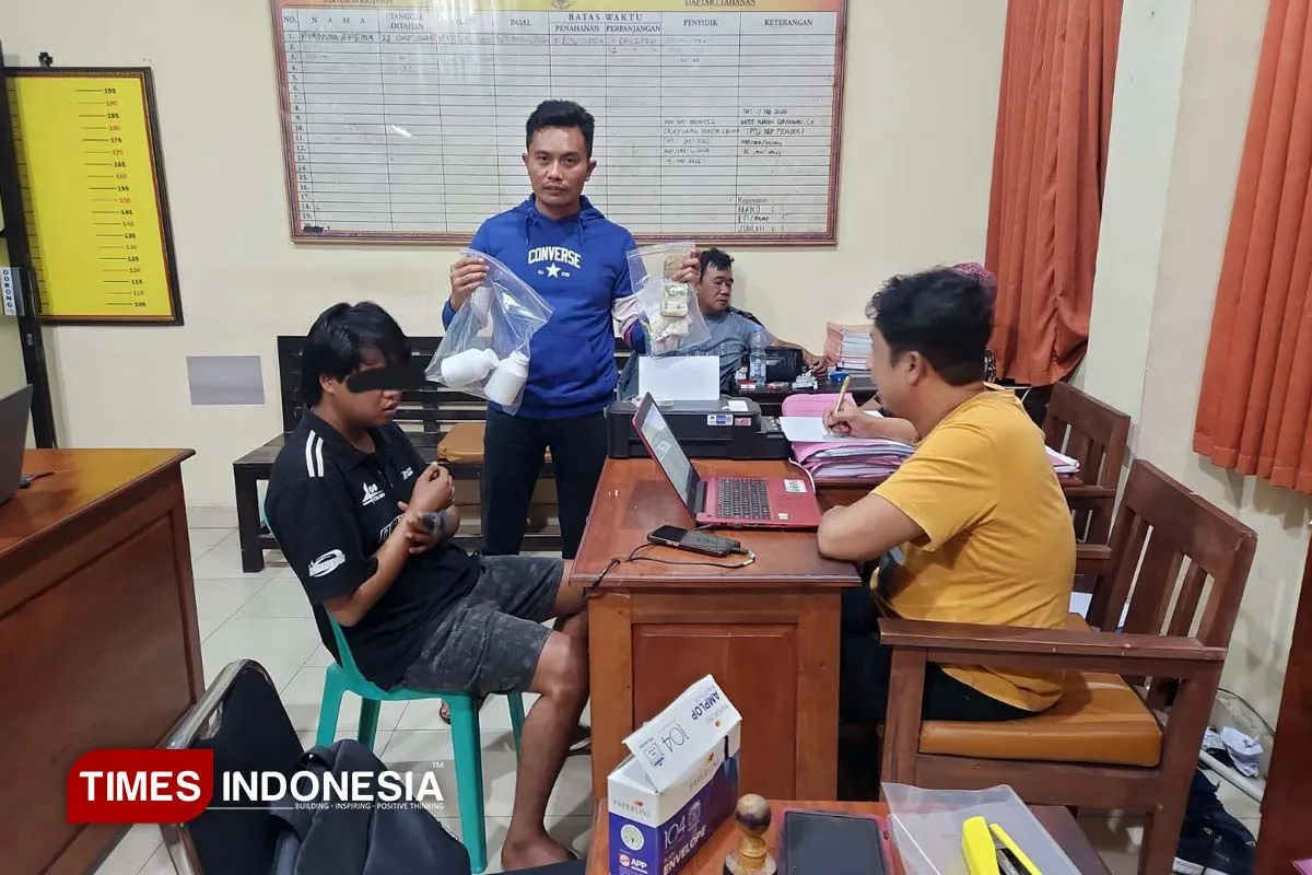 Polsek Rogojampi Tangkap Pengedar Pil Trex Targetkan Pelajar