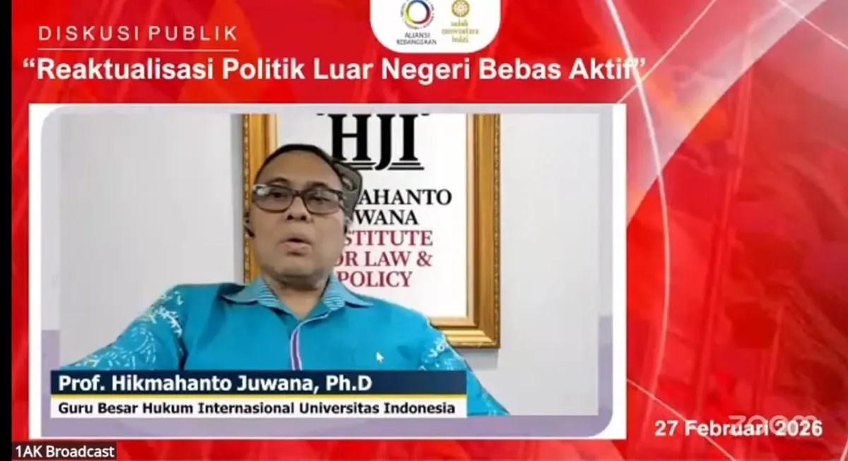 Diskusi Kebijakan Luar Negeri Indonesia: Prof. Hikmahanto Soroti Pentingnya Strategi yang Jelas