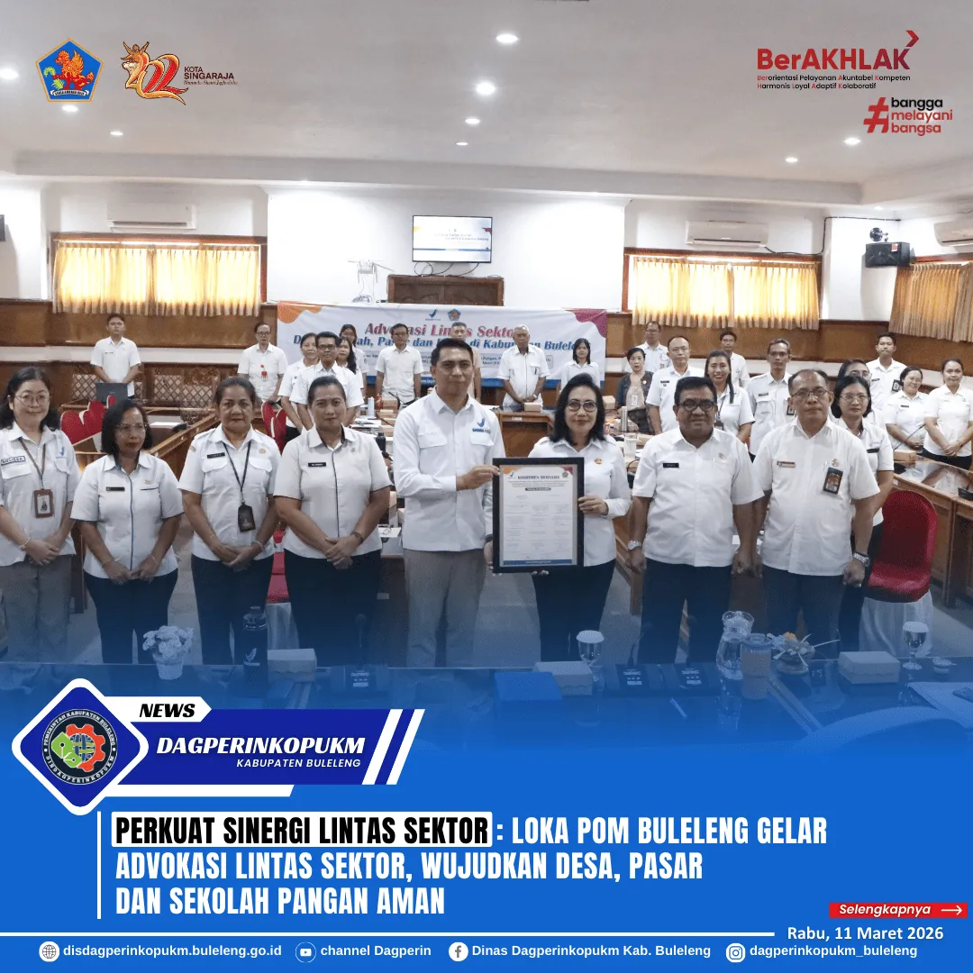 Loka POM Buleleng Gelar Advokasi Keamanan Pangan untuk Cegah Stunting