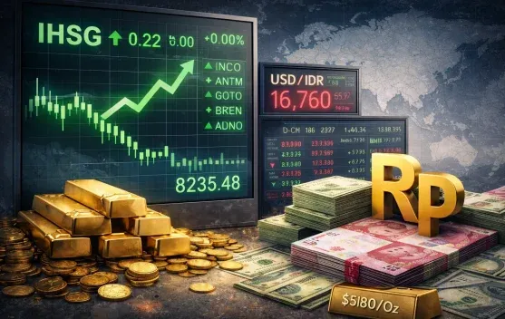 IHSG Stabil, Rupiah Melemah di Tengah Minimnya Sentimen Global