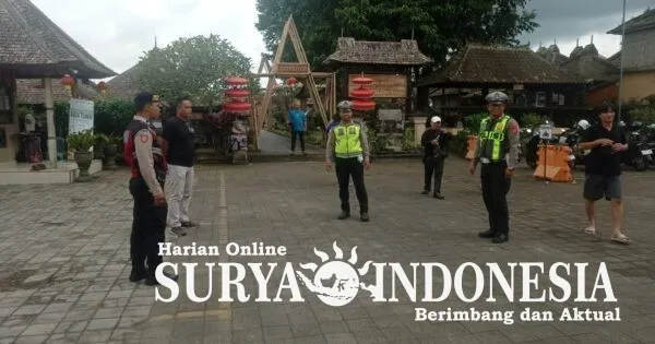 Polsek Bangli Tingkatkan Patroli Keamanan di Desa Wisata Penglipuran
